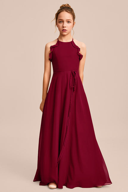 Robe Portefeuille Rouge Élégant