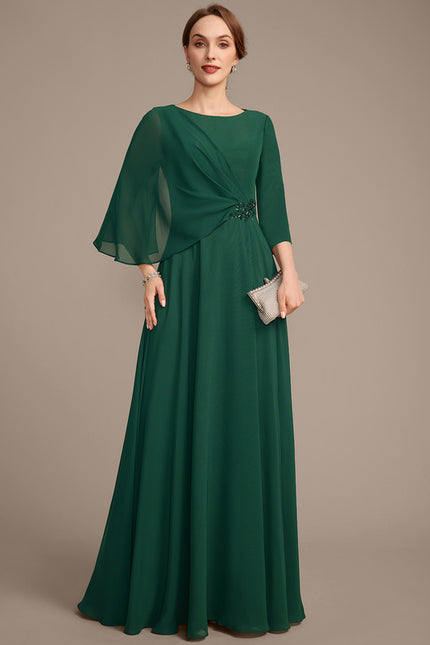 Robe Portefeuille Émeraude Élégante