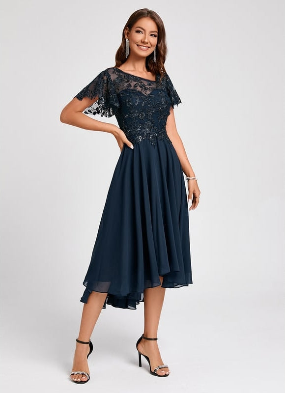 Robe Portefeuille Aérienne Chic - gallery 2