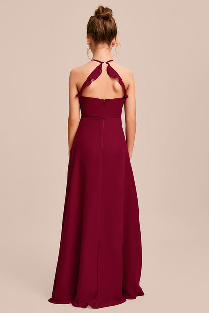 Robe Portefeuille Rouge Élégant - gallery 5