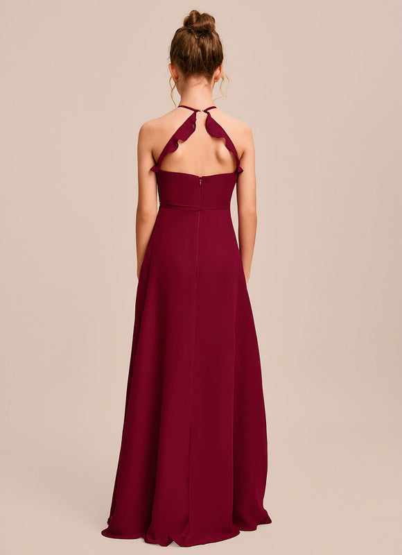 Robe Portefeuille Rouge Élégant - gallery 5