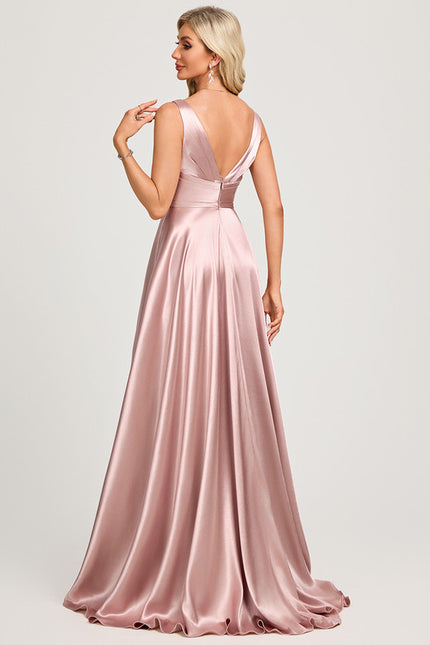 Robe Portefeuille Satinée Éclatante - gallery 3