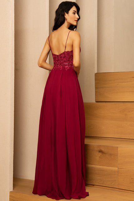 Robe Portefeuille Rubis Élégante - gallery 1