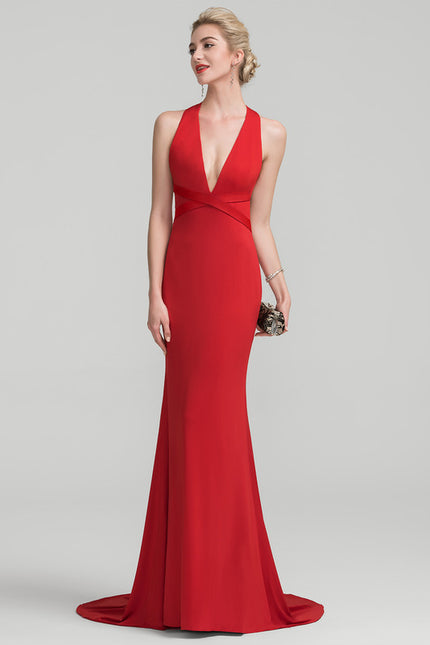 Robe Portefeuille Rouge Élégante - gallery 3