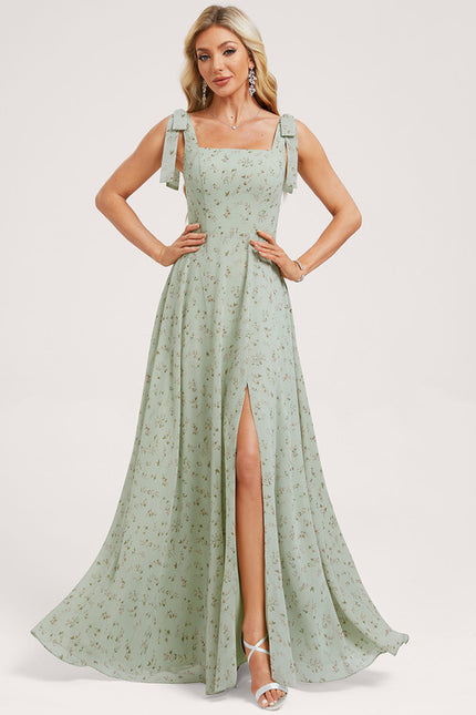 Robe Portefeuille Floraison Poudrée