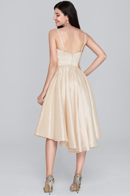 Robe Portefeuille Dorée Aérienne - gallery 5