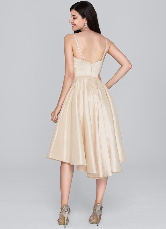 Robe Portefeuille Dorée Aérienne - gallery 5
