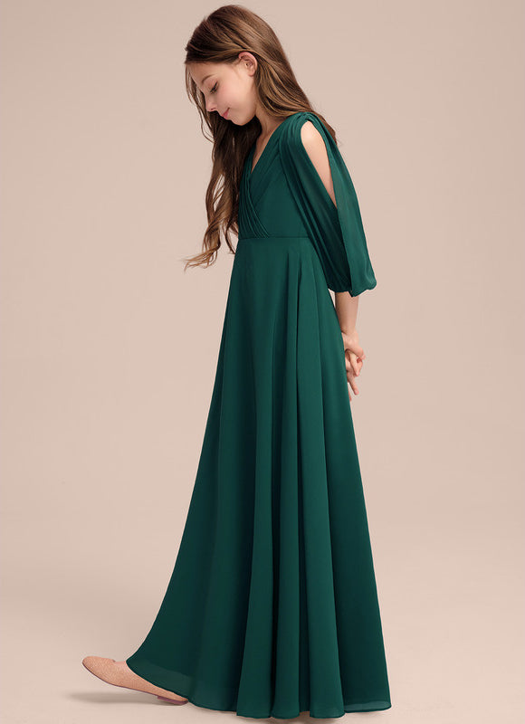 Robe Portefeuille Vert Sauge - gallery 2