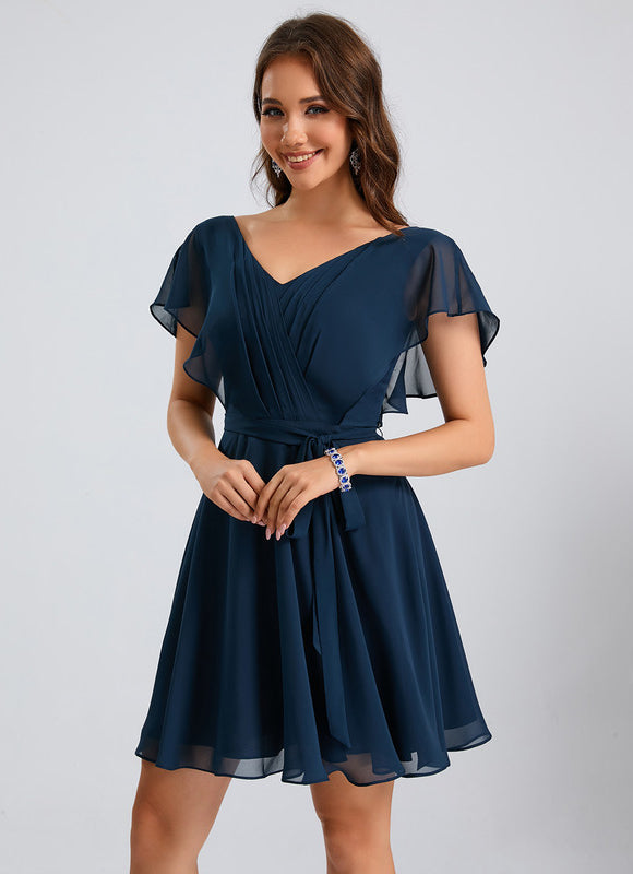 Robe Portefeuille Vaporeuse Chic - gallery 2