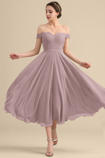 Robe Portefeuille Lilas Aérienne
