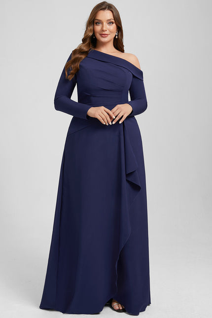 Robe Portefeuille Trapèze Asymétrique Chic - gallery 9