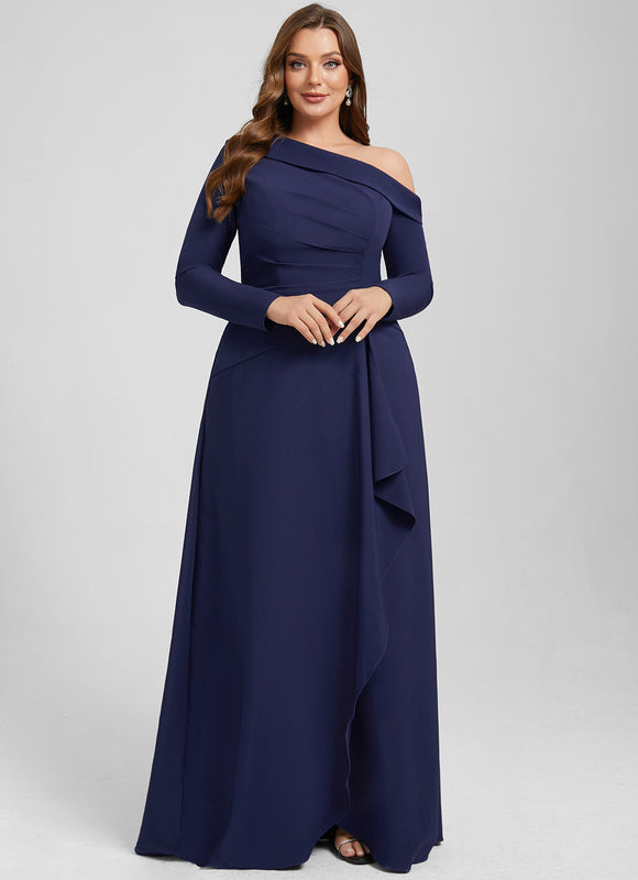 Robe Portefeuille Trapèze Asymétrique Chic - gallery 9
