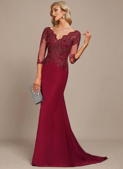 Robe Portefeuille Bordeaux Élégance
