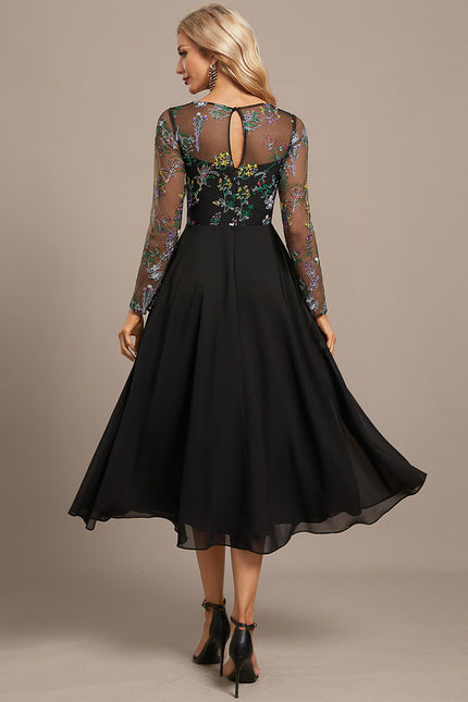 Robe Portefeuille Florale Élégante - gallery 6