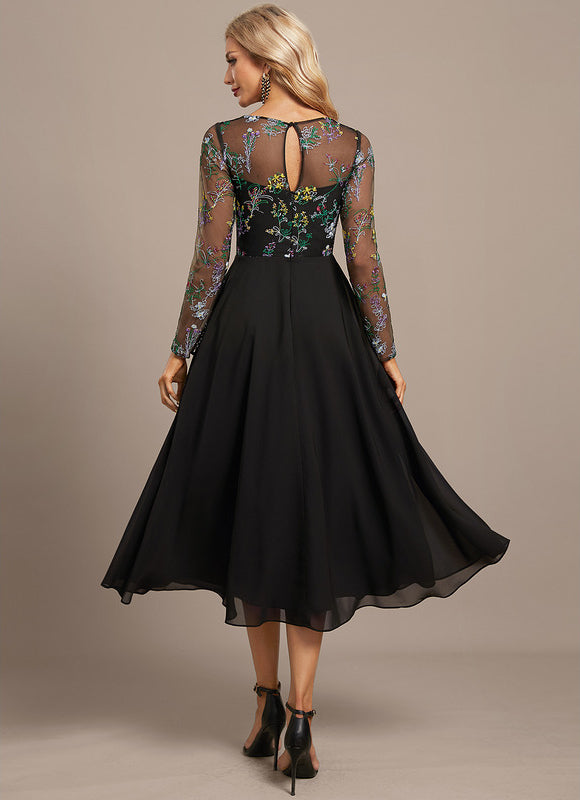 Robe Portefeuille Florale Élégante - gallery 6