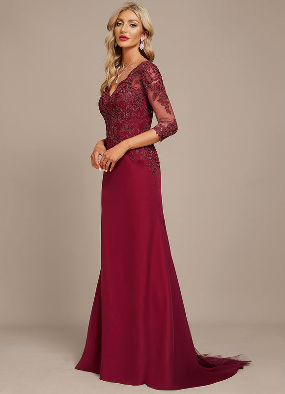 Robe Portefeuille Bordeaux Élégance - gallery 1