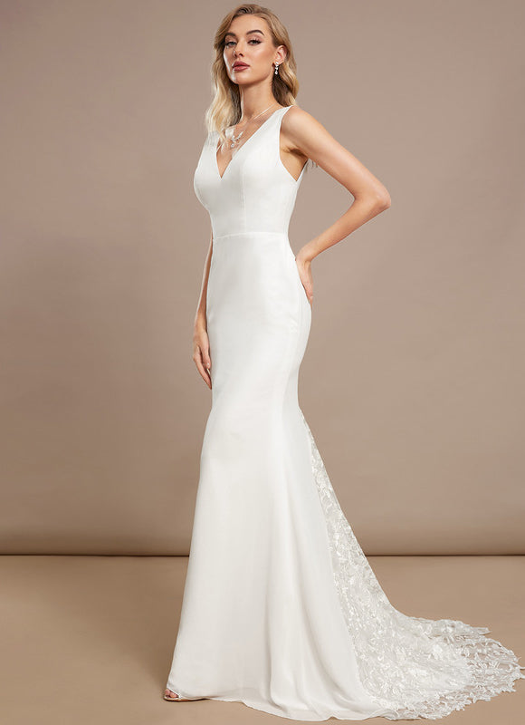 Robe Portefeuille Élégante Blanche - gallery 3