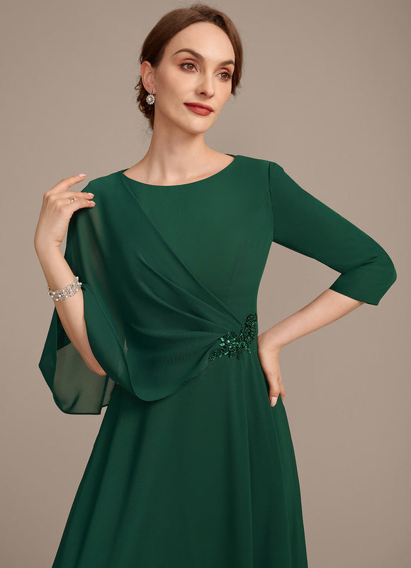 Robe Portefeuille Émeraude Élégante - gallery 1