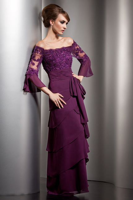 Robe Portefeuille Éclat Violet - gallery 1