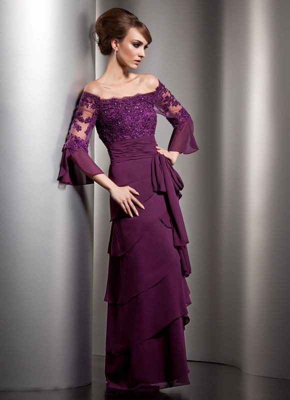 Robe Portefeuille Éclat Violet - gallery 1