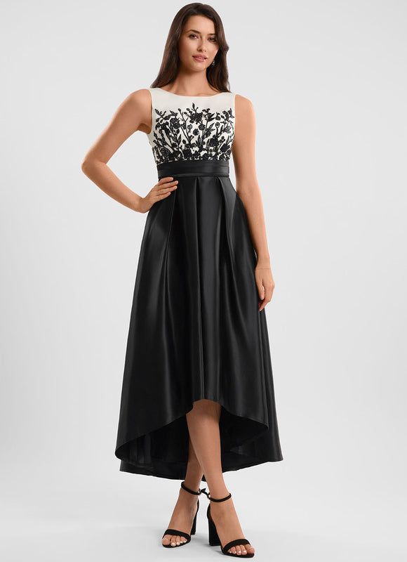 Robe Portefeuille Bi-Matière Chic