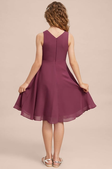 Robe Portefeuille Prune Fluide - gallery 8