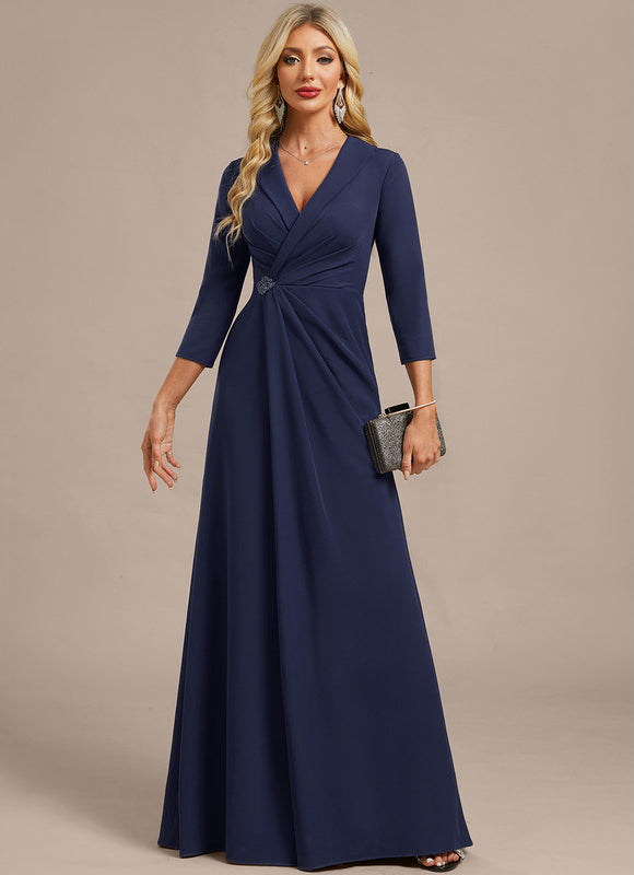 Robe Portefeuille En Crepe - gallery 2