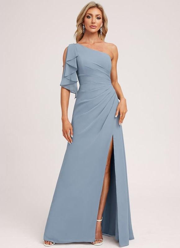Robe Portefeuille Asymétrique Marine