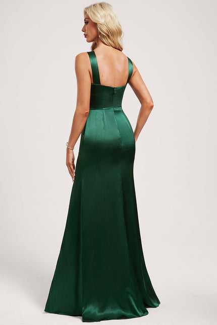 Robe Portefeuille Habillée Satinée - gallery 4