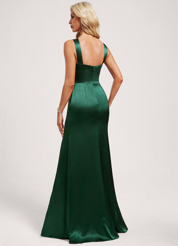 Robe Portefeuille Habillée Satinée - gallery 4