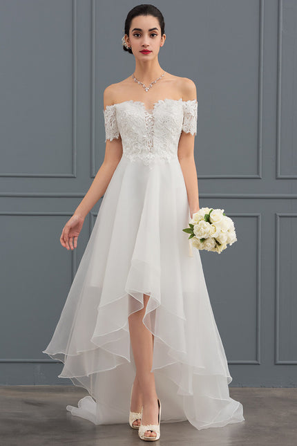 Robe Portefeuille Organza Élégante - gallery 1