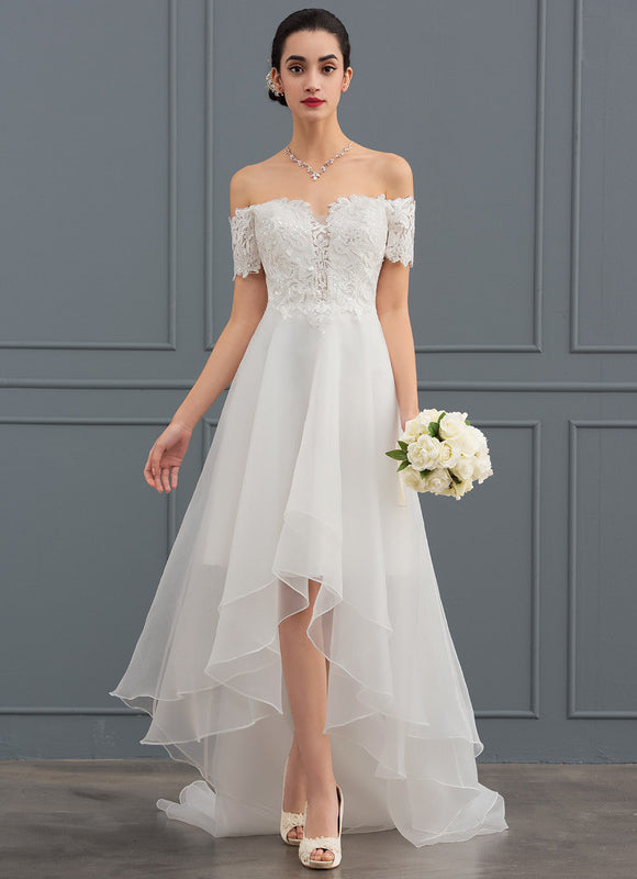 Robe Portefeuille Organza Élégante - gallery 1