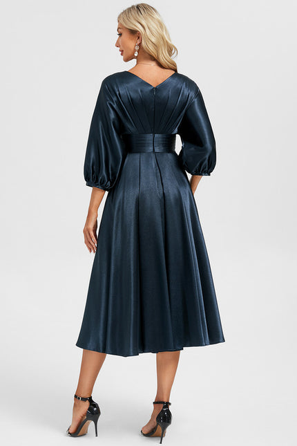 Robe Portefeuille Satinée Élégance - gallery 6