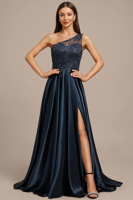 Robe Portefeuille Asymétrique Ornée - gallery 2