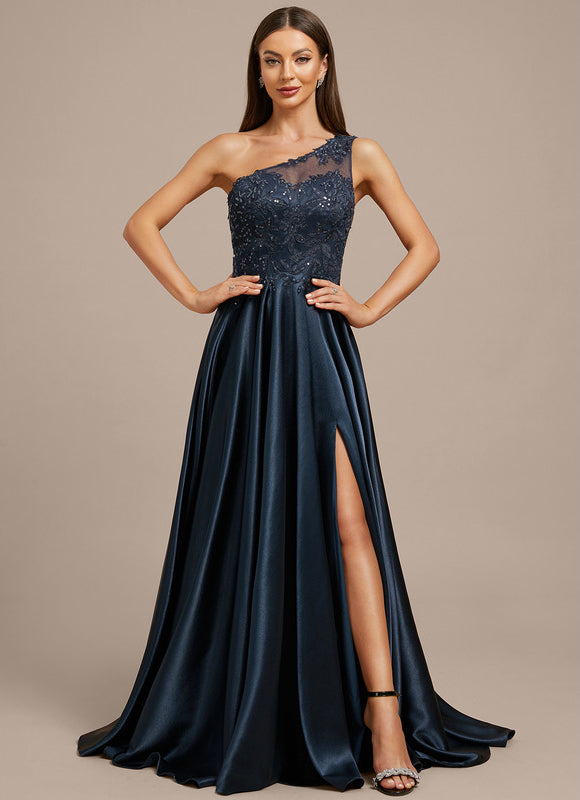 Robe Portefeuille Asymétrique Ornée - gallery 2