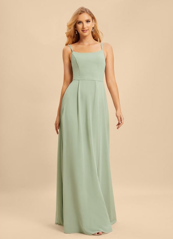 Robe Portefeuille Mousseline Vert - gallery 4