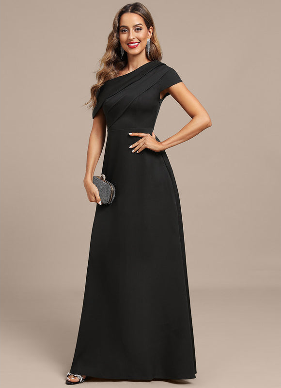 Robe Portefeuille Noire Élégante - gallery 3