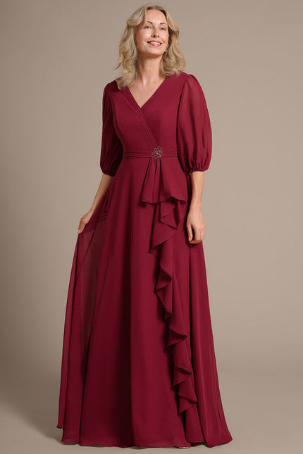 Robe Portefeuille Mère Élégante - gallery 4