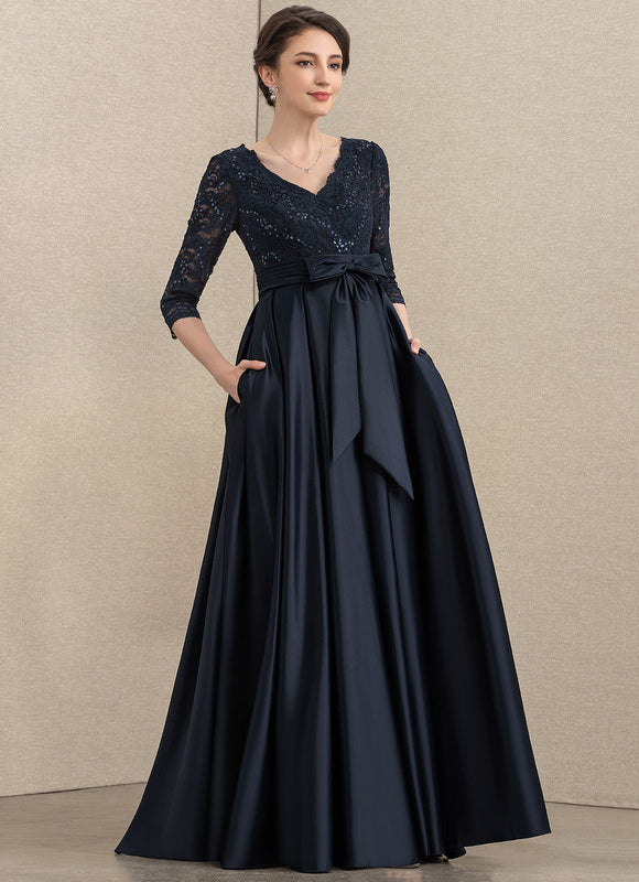 Robe Portefeuille Satinée Nocturne