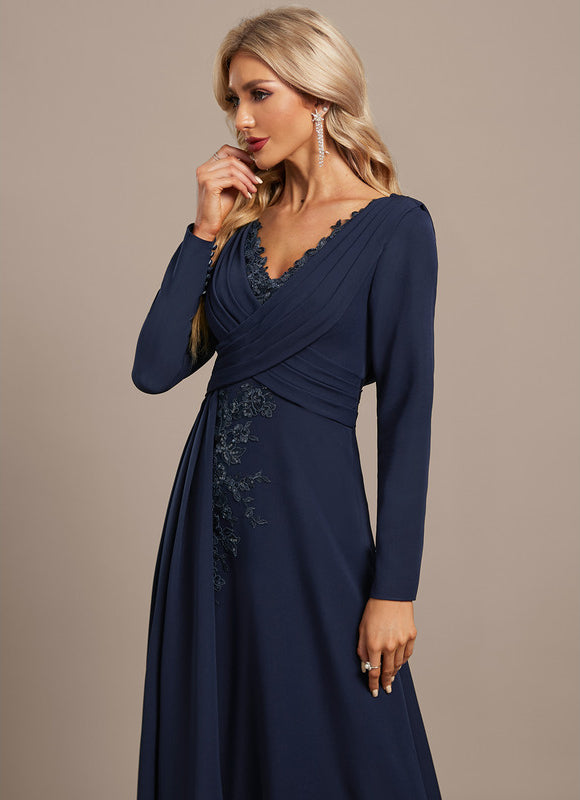 Robe Portefeuille Élégance Nocturne - gallery 2