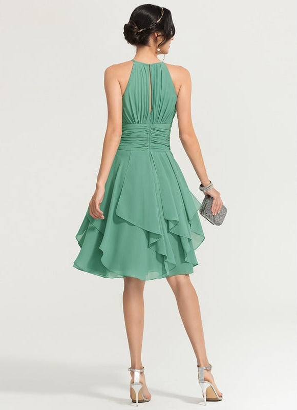 Robe Portefeuille Cascade Émeraude - gallery 3