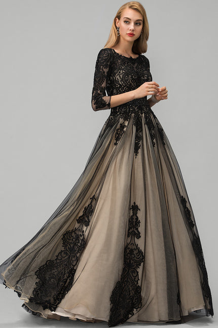 Robe Portefeuille Ébène Opulente - gallery 3