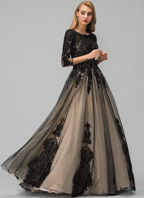 Robe Portefeuille Ébène Opulente - gallery 3