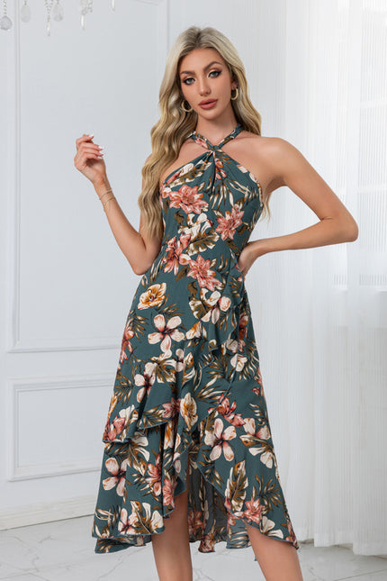 Robe Portefeuille Fleurie Sirène - gallery 9