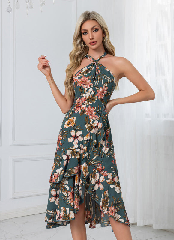 Robe Portefeuille Fleurie Sirène - gallery 9