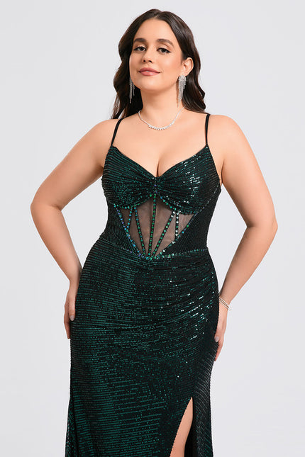 Robe Portefeuille Sirène Pailletée - gallery 8