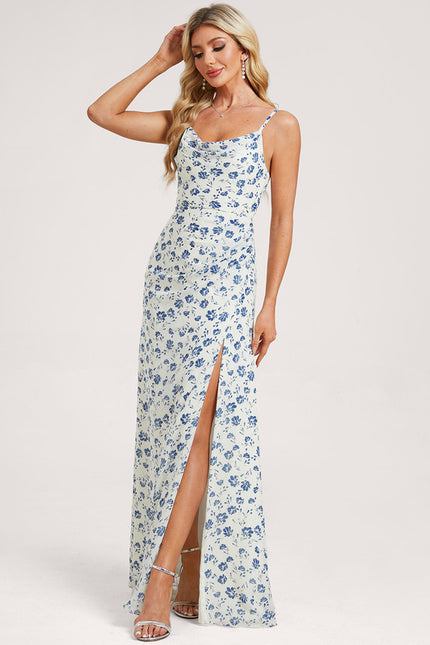 Robe Portefeuille Fleur De Pêche - gallery 2