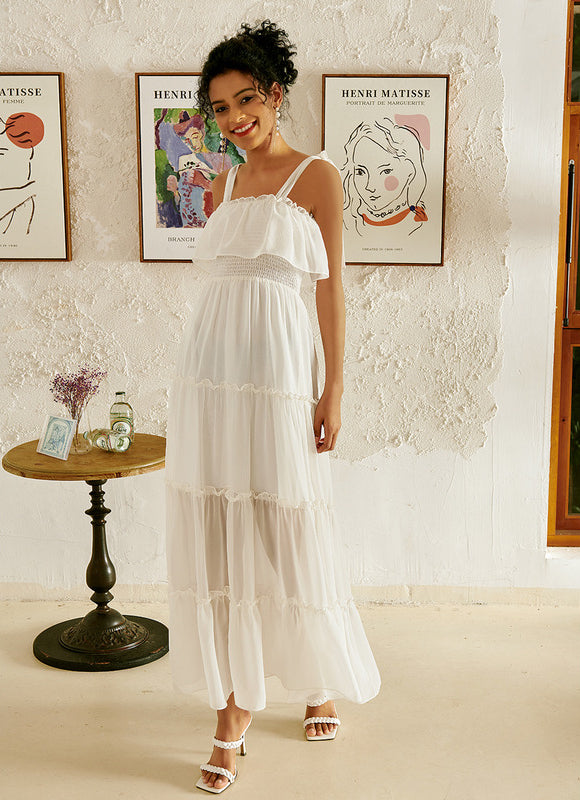 Robe Portefeuille Flou Éthéré - gallery 3