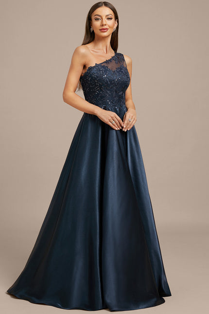 Robe Portefeuille Asymétrique Ornée - gallery 5