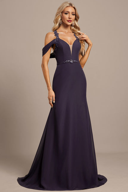 Robe Portefeuille Satin Nuit Étoilée - gallery 3